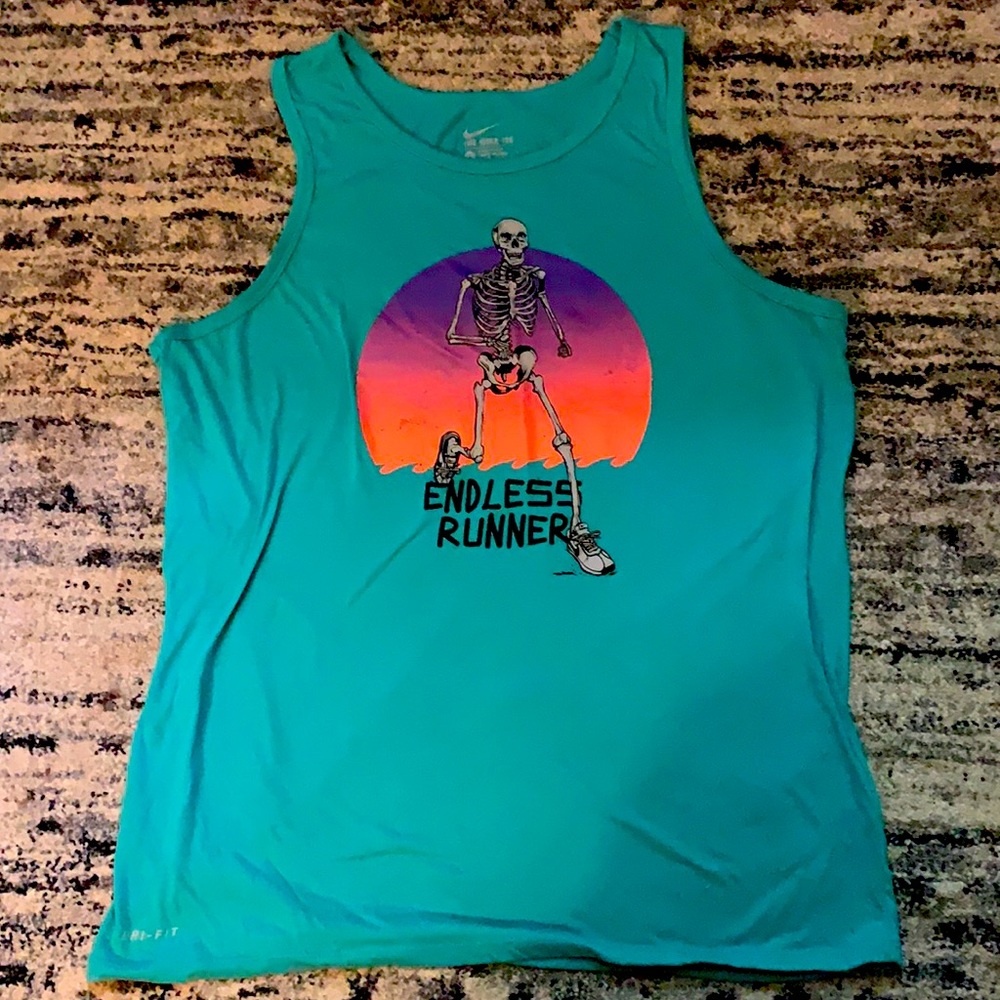 Nike, training tee, tank